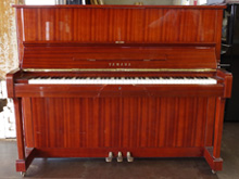 ピアノ外装（木目）再生前