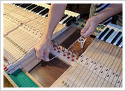 ピアノの鍵盤調整1