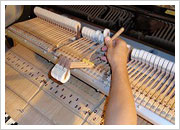 ピアノの整調作業2