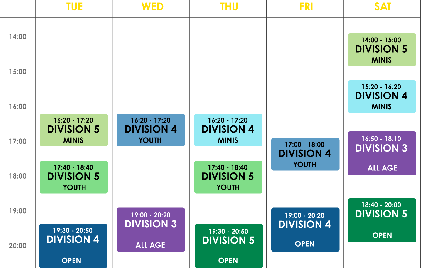 SCHEDULE